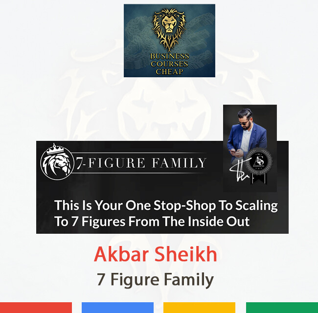 Akbar Sheikh 7 Figure Family