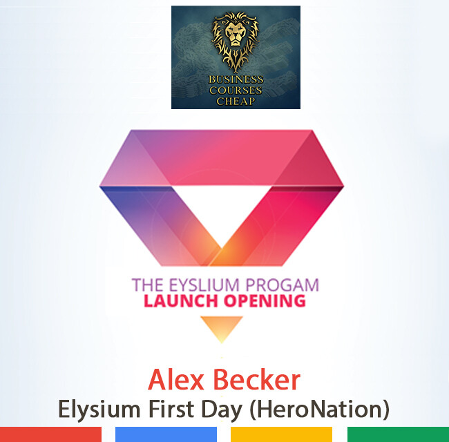 ALEX BECKER - ELYSIUM FIRST DAY