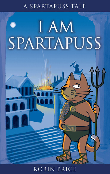 The Spartapuss Series (set of 5 books) and free map of The Feline Empire