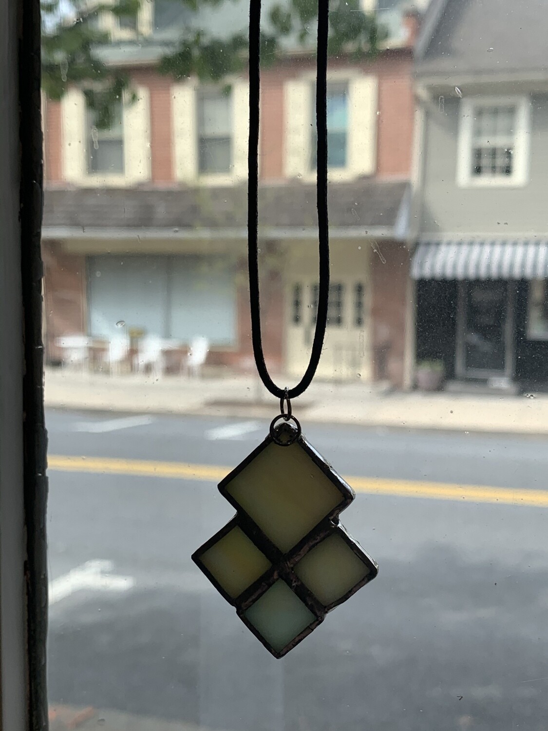 Maria- Stained Glass Necklace