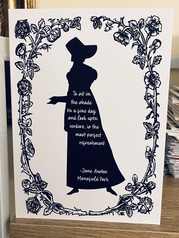 Most Perfect Refreshment Austen Card