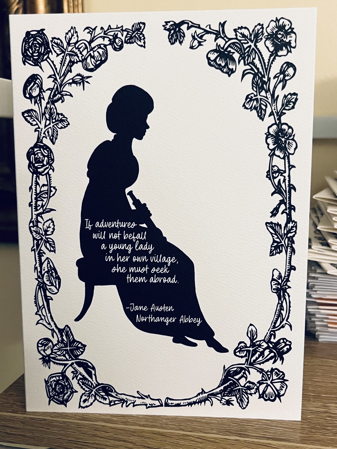In Her Own Village Austen Card