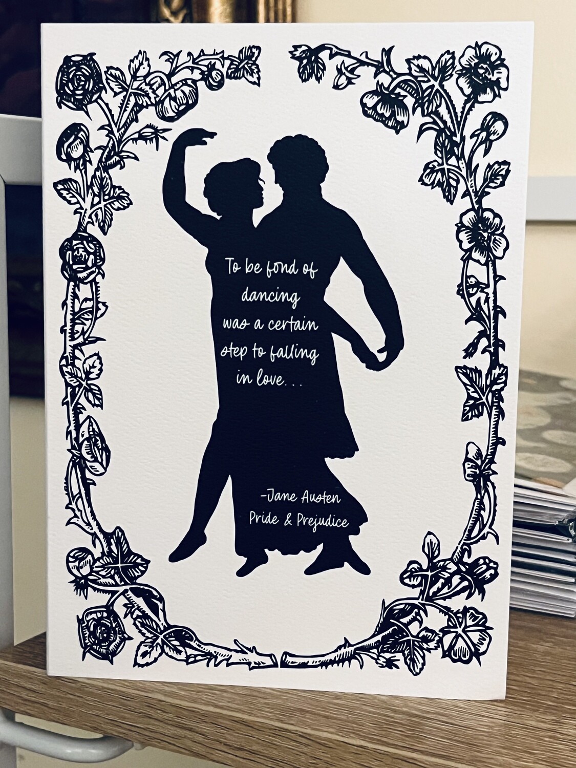 Falling In Love  Austen Card