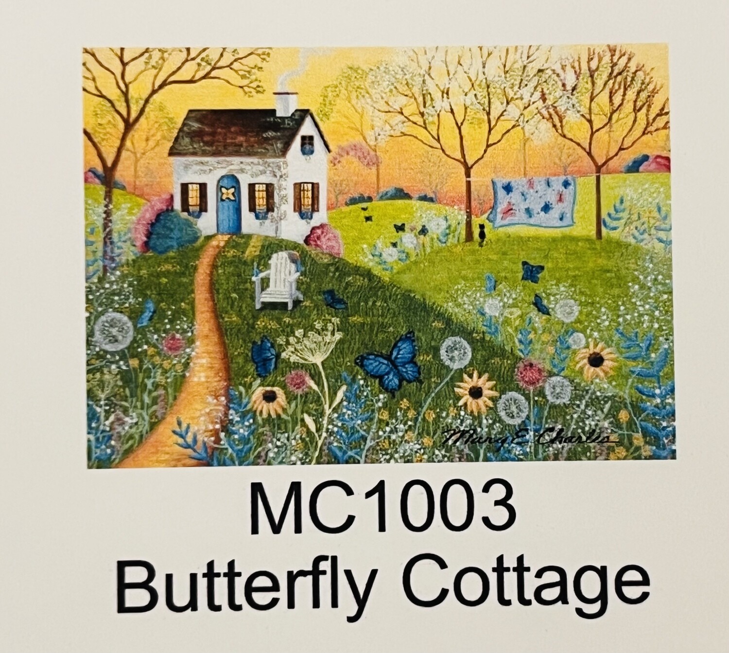 Butterfly Cottage Card