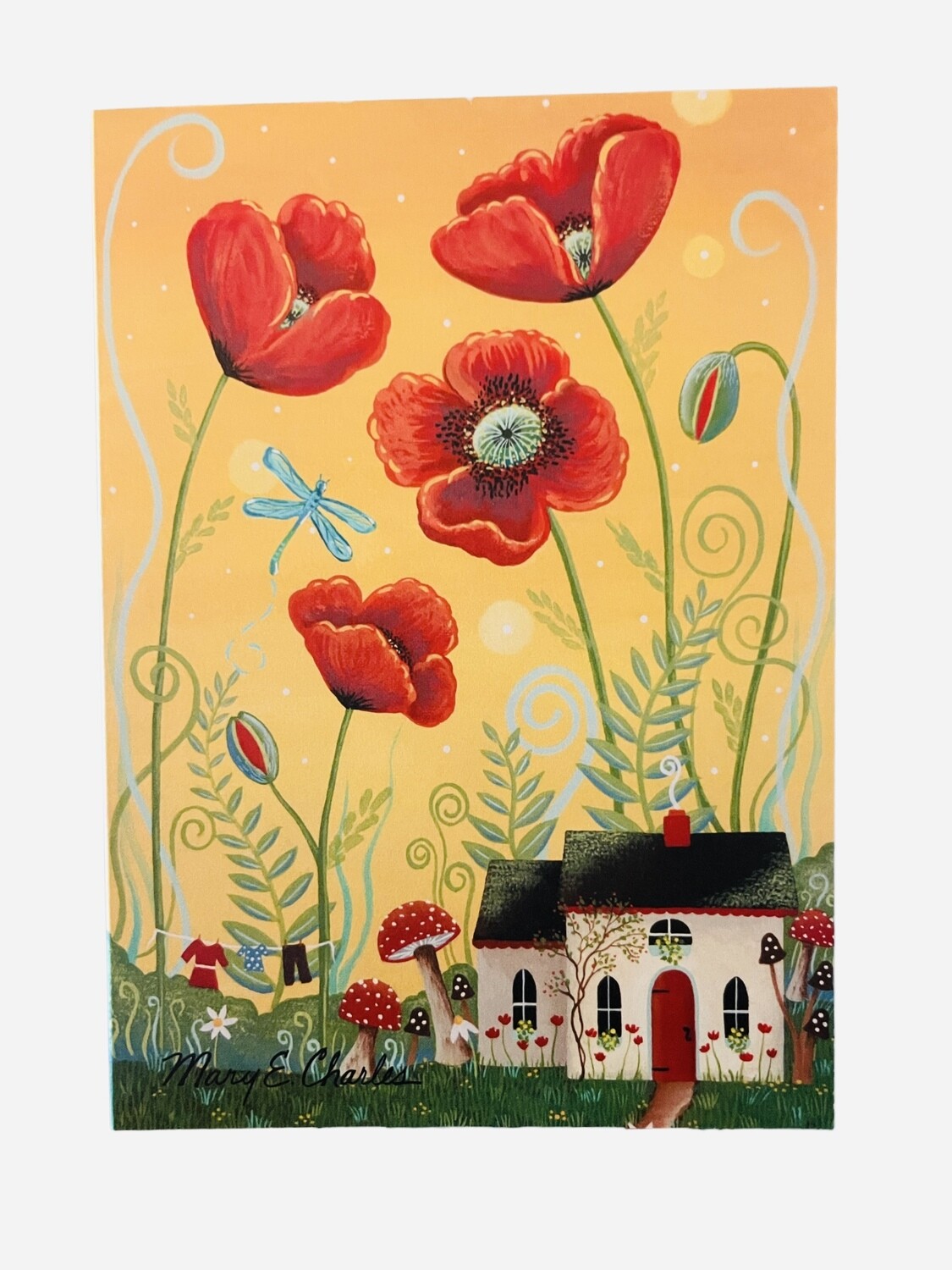 Poppy Cottage Card