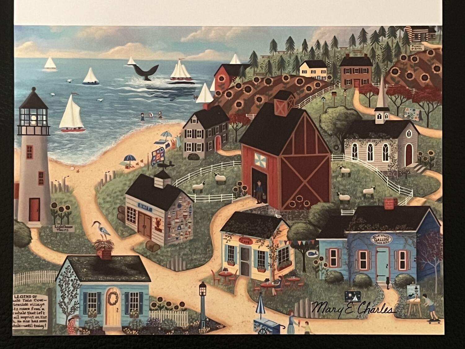 Mary Charles 5x7 Whale Tale Cove