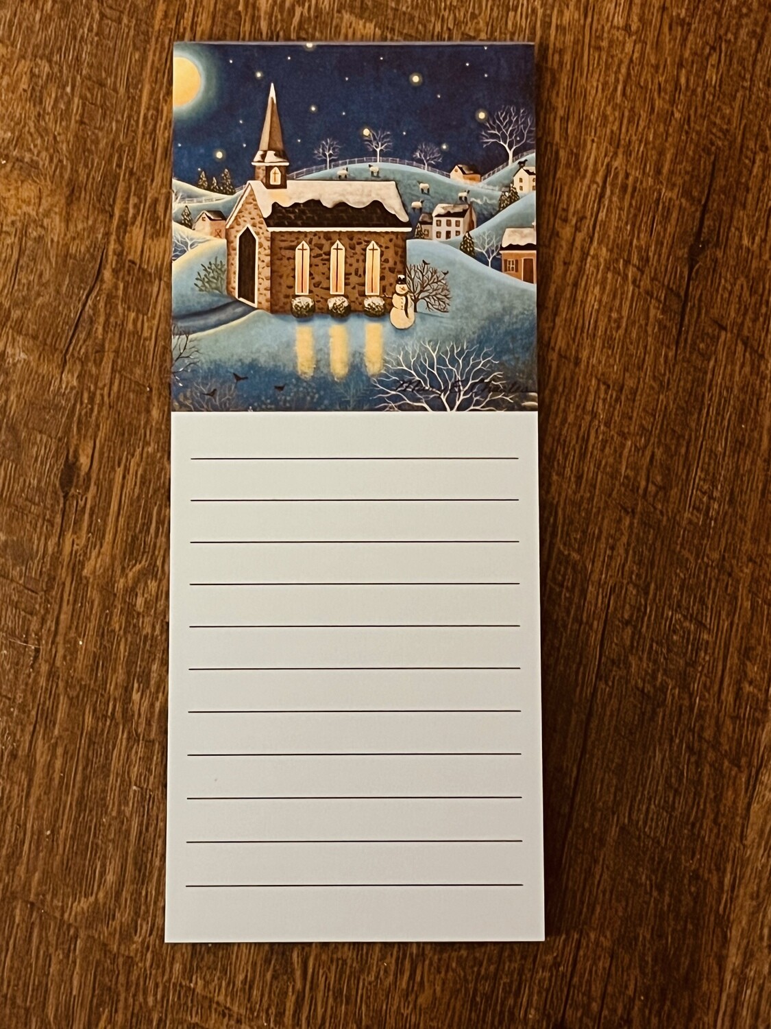 Mary Charles Country Church List Pad