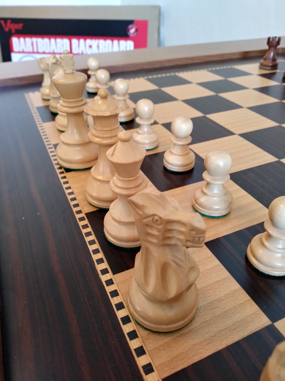 Custom Handmade Chess Game Table
