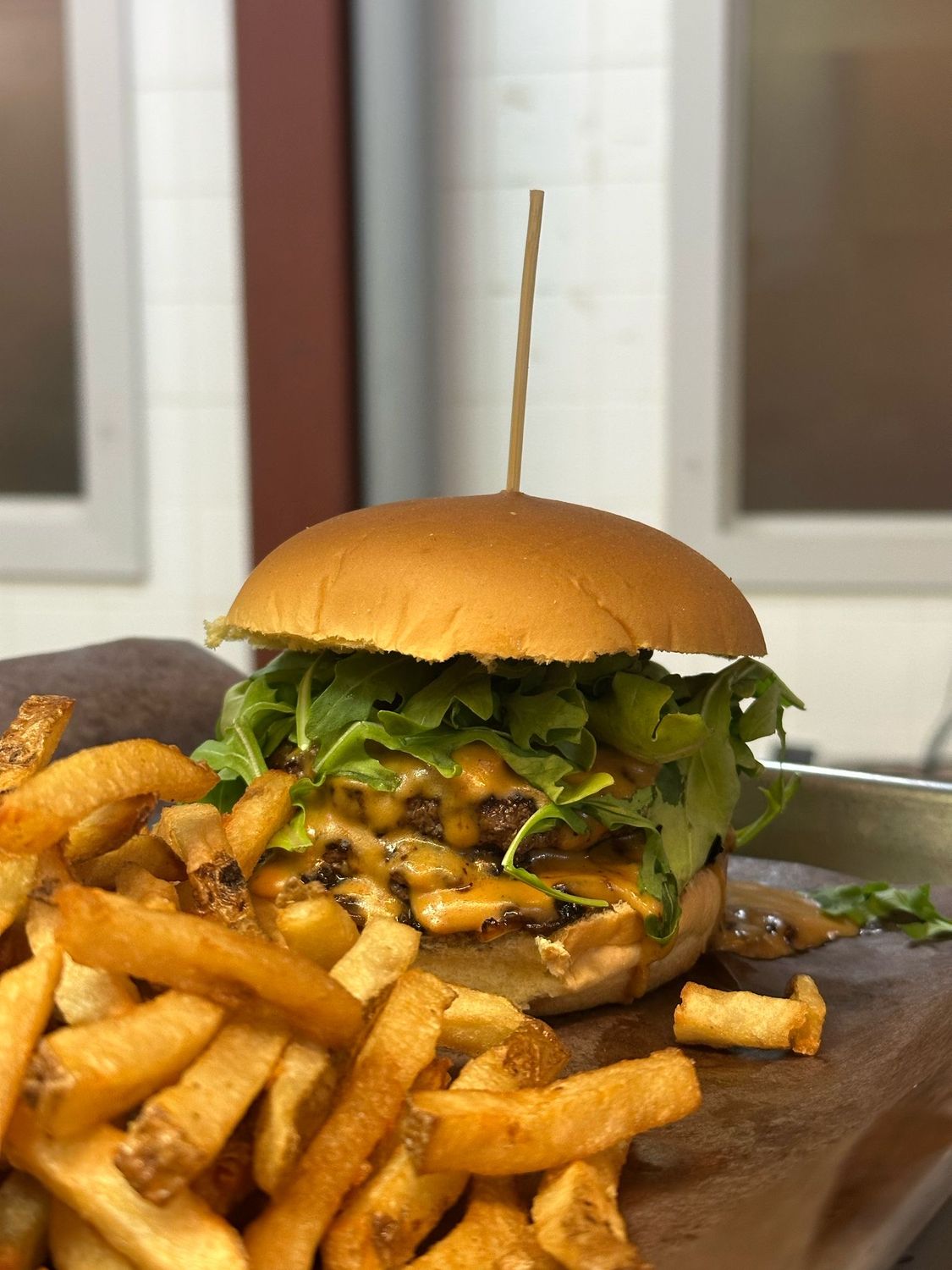 FEATURE BURGER!  Guinness Smash Burger