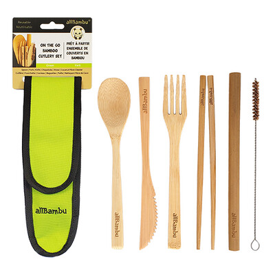 Bamboo Cutlery Set - Adults - allBambu