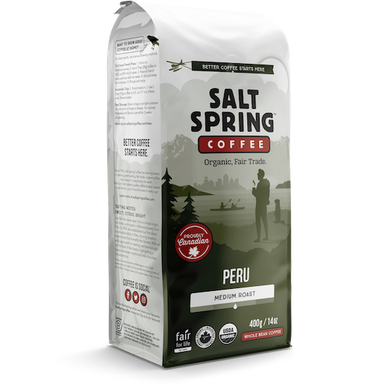 Salt Spring Coffee - Peru Blend - Medium Roast