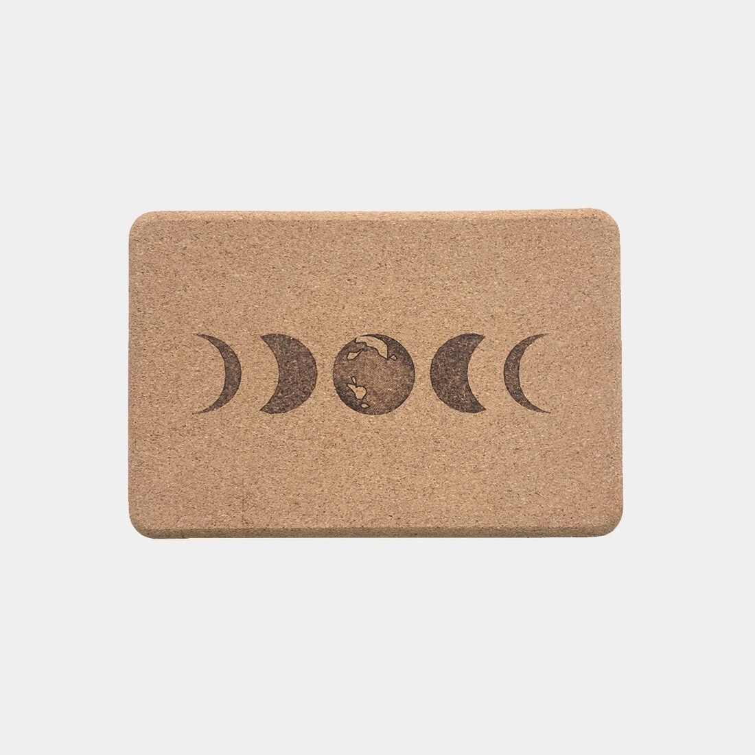 Moon Cork Brick (100% Natural Cork Yoga Block)