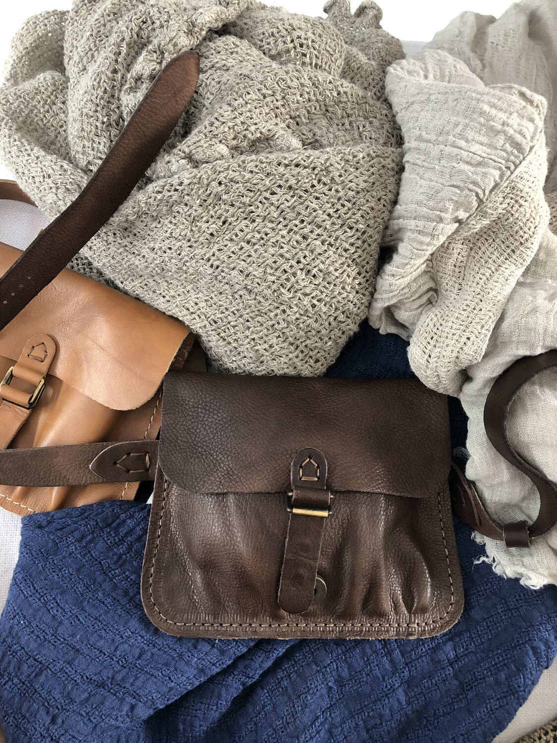 Marsupietto Belt Bag/Bumbag In Cacao By Ink Olives