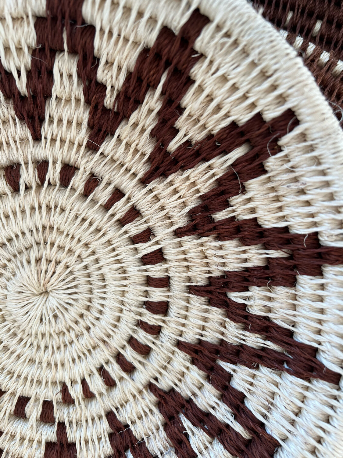 Medium Ivory | Terracotta Patterned Bowl | Wall Basket | Bowl