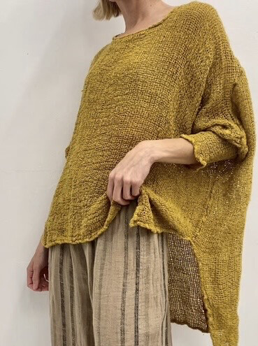 Maglia Bonta Linen Top, In Mimosa