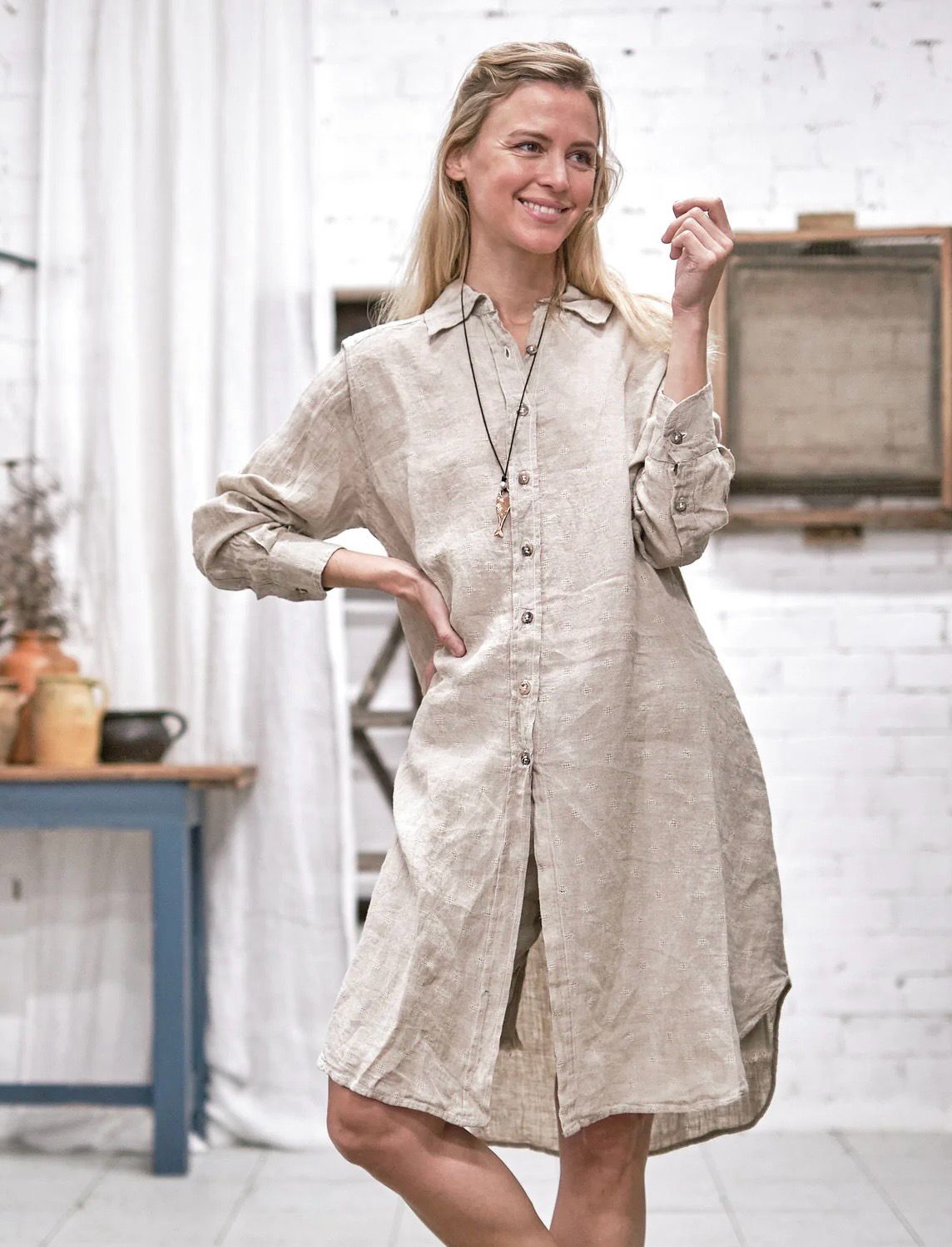 TUNICA VALE Tunic Shirt Dress 