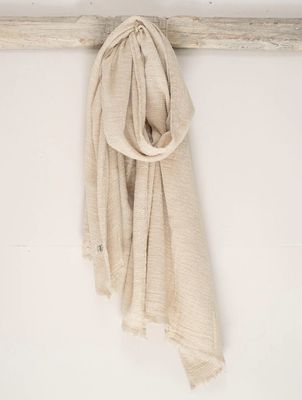 La Bottega Di Brunella Scialle Vento Scarf In Naturale