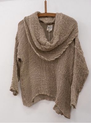 La Bottega Di Brunella Maglia Delusa Top, In Noce Campagna