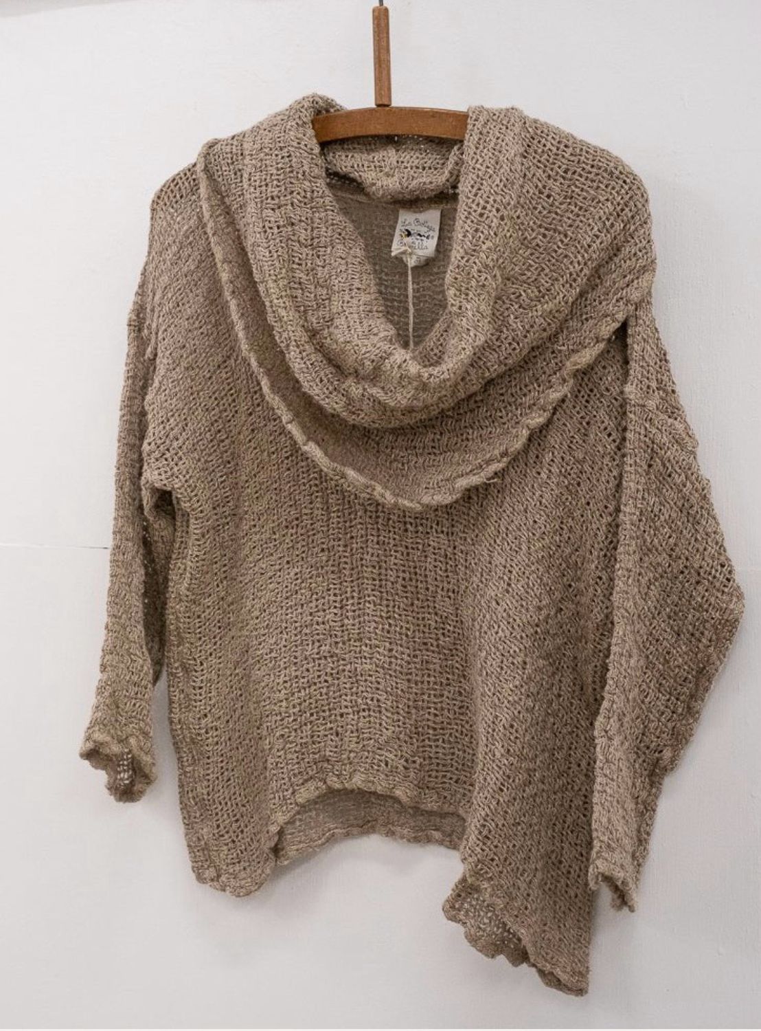 La Bottega Di Brunella Maglia Delusa Top, In Noce Campagna