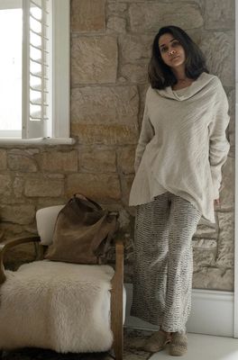 La Bottega Di Brunella Pantalone Kebab -  Naturale Sangria Pants 