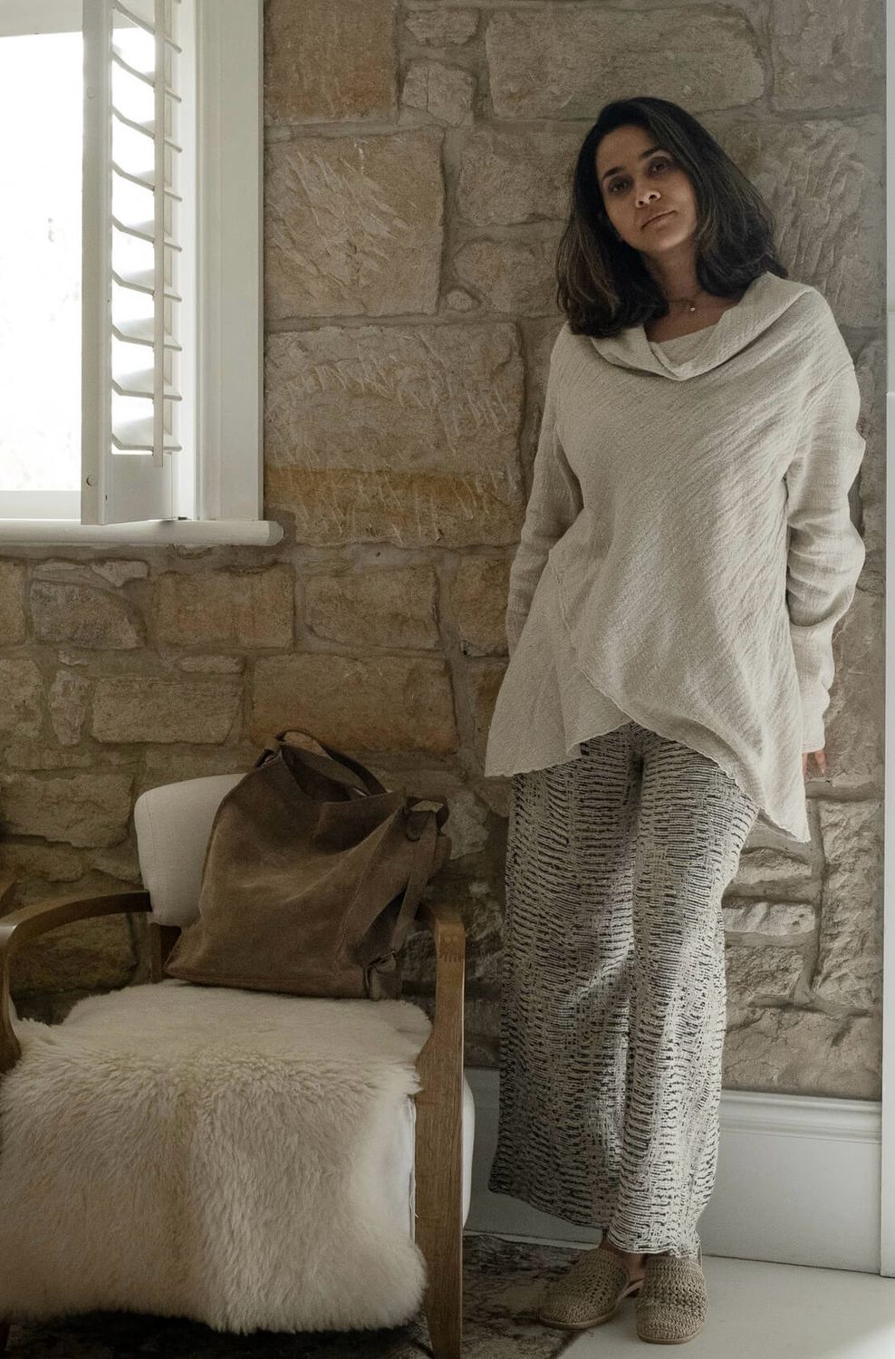 La Bottega Di Brunella Pantalone Kebab -  Naturale Sangria Pants 