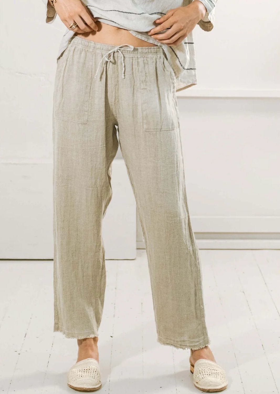 La Bottega Di Brunella Pantalone Coraggio - Pants Tela Country 