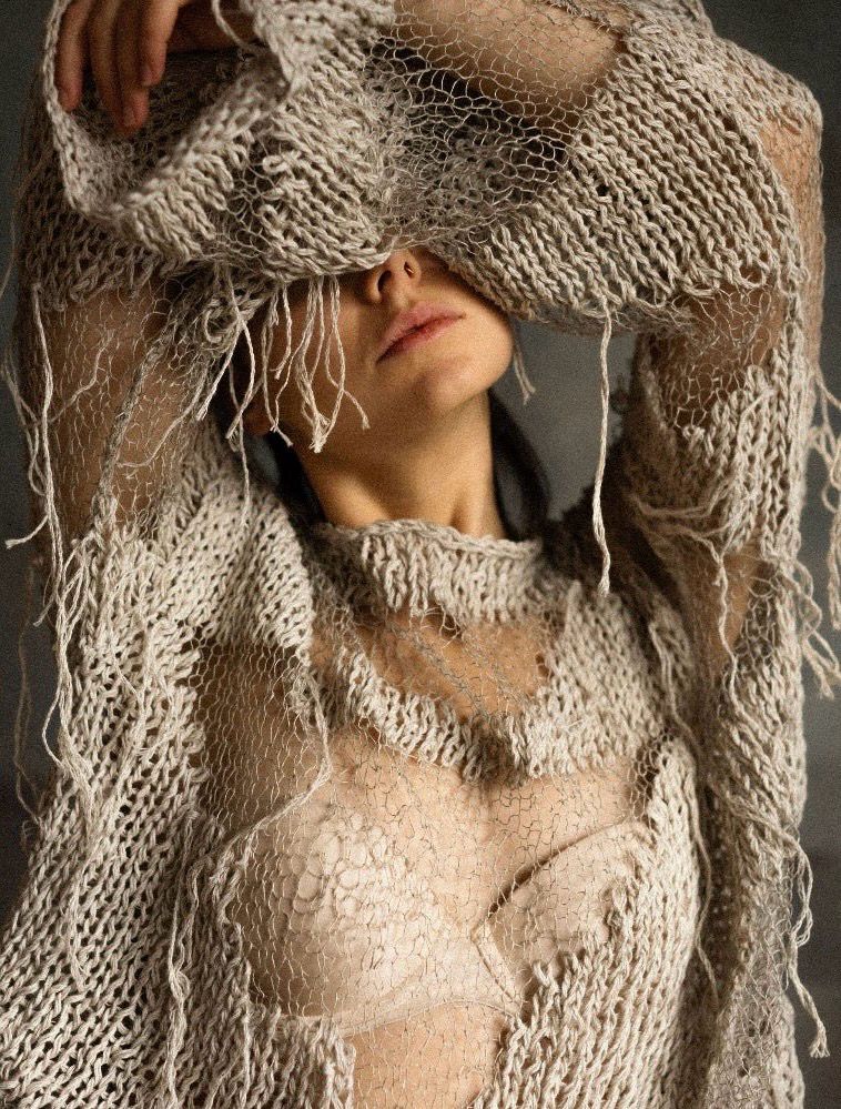 Len &amp; Spolka Jozefa Sweater - Natural