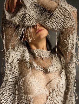 Len &amp; Spolka Jozefa Sweater - Natural