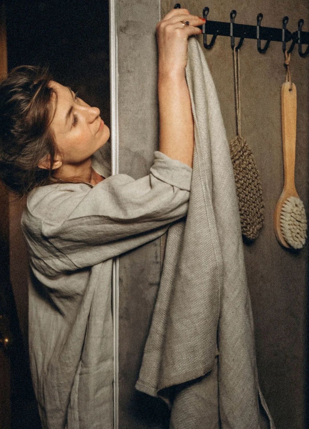 Len &amp; Spolka Ula Towel  - Natural