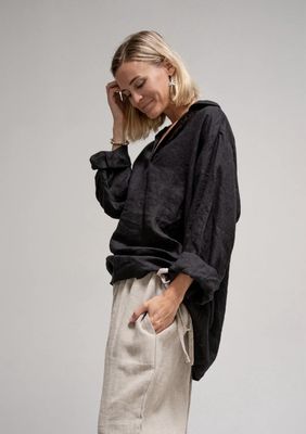 Len &amp; Spolka Irena Shirt Top - Black