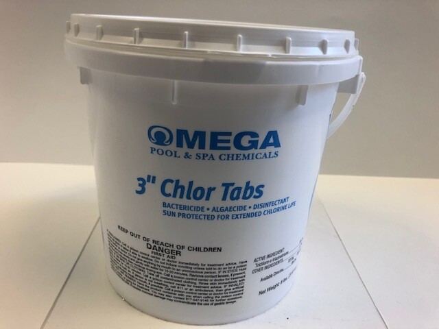 8LB 3inch CHLOR TABS QPL36108 
