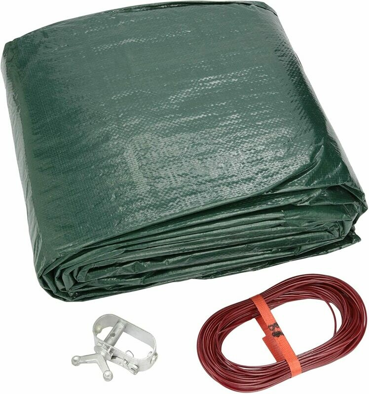 21&#39; X 41&#39; OVAL GREEN ESTATE SOLID