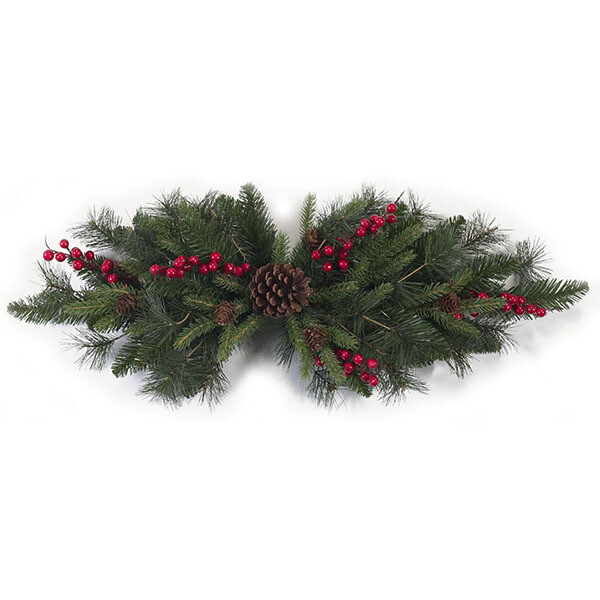 -80640- 30INCH PE/PVC SWAG MXD PINE