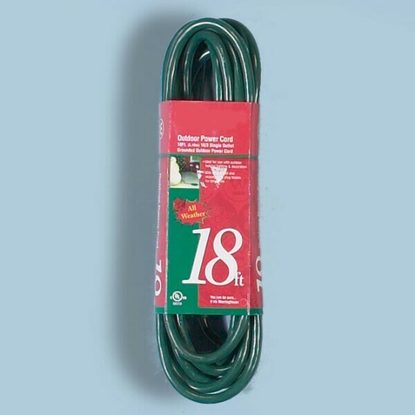 28290 -18FT OUTDR GREEN EXT CORD