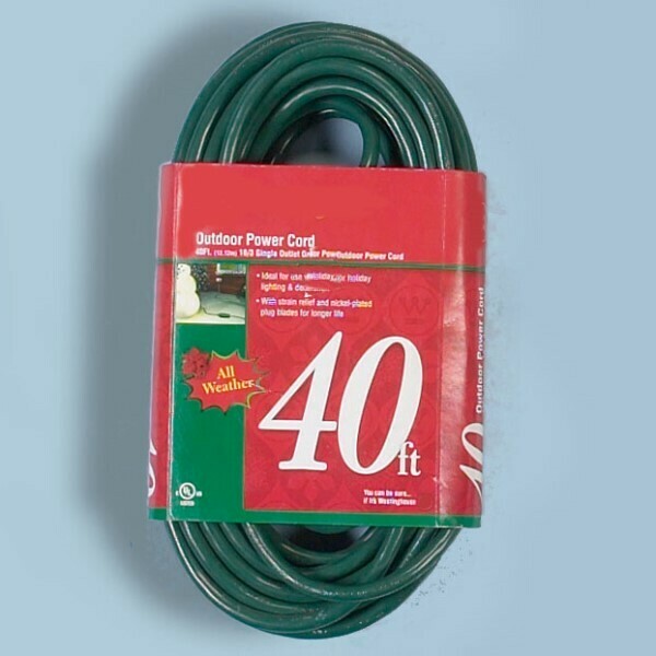 28308 - 40ft OUTDR GRN EXT CORD