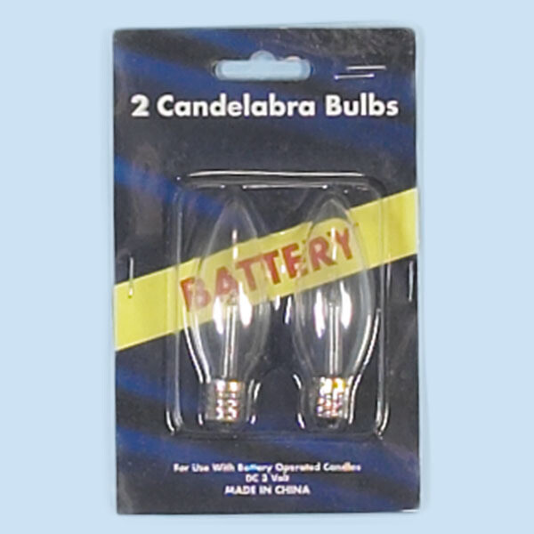 -C28- 2PK BATT OP CNDLE REPL BULB