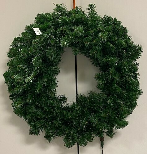 80087 24inch PINE WREATH LED COL CHG