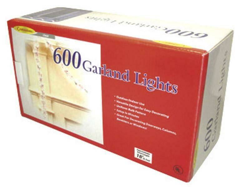 KF404111 GARLAND 18ft 600 CL WH WIRE