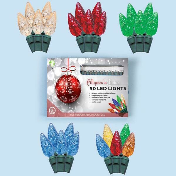 00620- 50LT- MULTI  LED C6 EC SET BOX 4&quot;