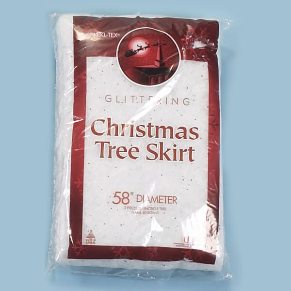 80420 58inch glit tree skirt