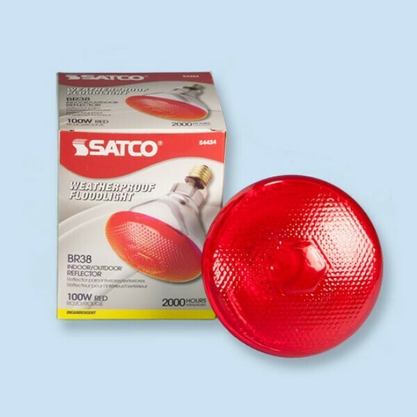 S4424 -100 watt outdoor flood red