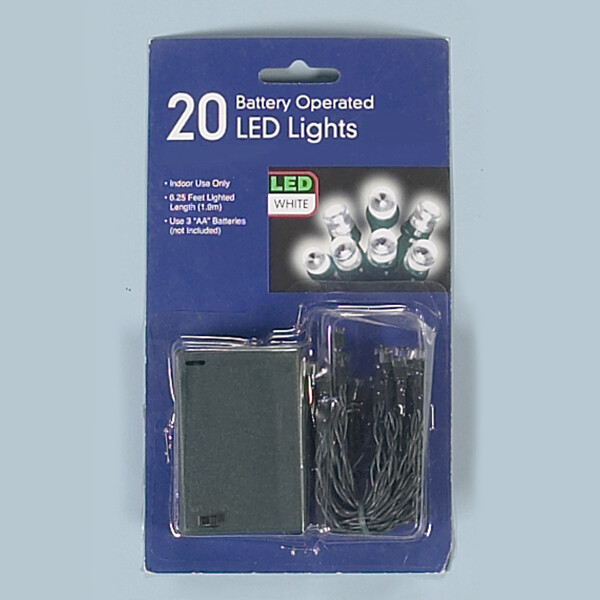 00521- 20LT LED B/O  WRM WHT  4&quot; W/TMR