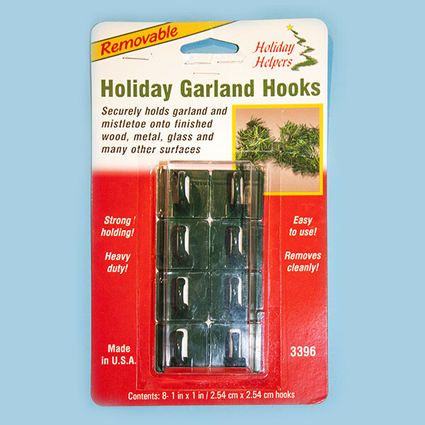 3396- 8PK HOLIDAY GARLAND HOOKS