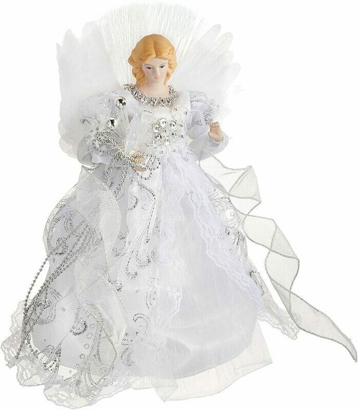 UL1984 12inch WHT/SLV FO LED ANGEL