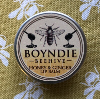 Boyndie Beehive Honey and Ginger Lip Balm