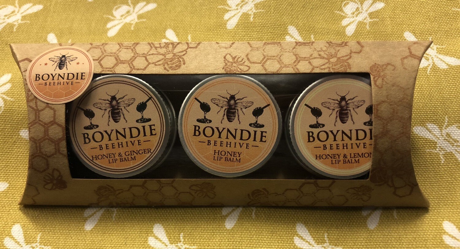 Honey Lip Balm Trio Gift Set
