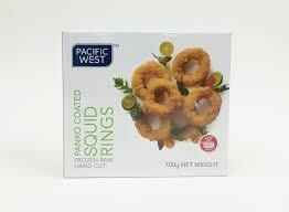 Pacific West Panko Coated (Hand Cut) Squid Rings 700g