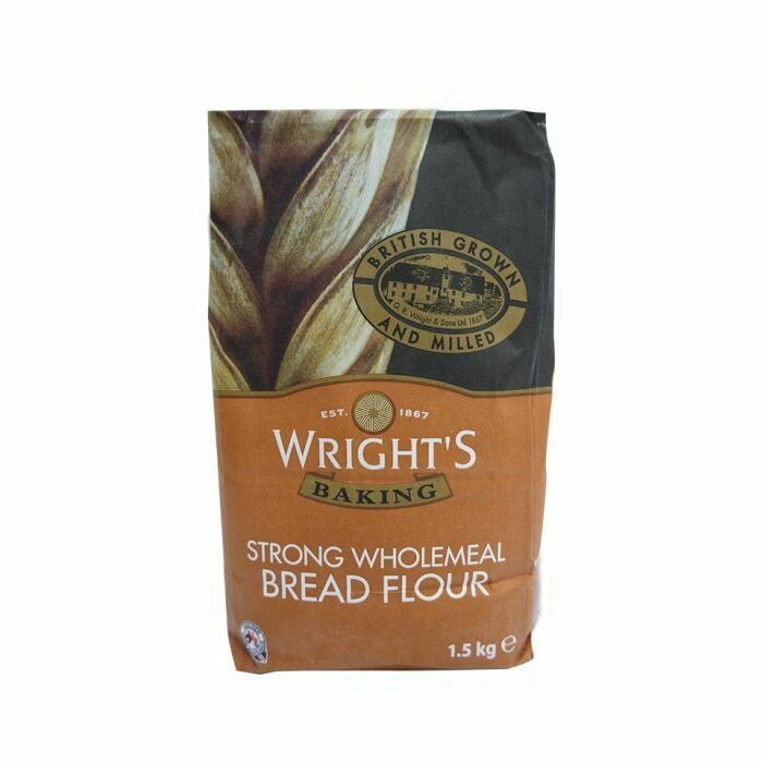 Wrights Wholemeal Bread Flour 5 x  1.5kg