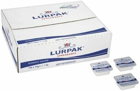 Lurpak SPREADABLE butter portions 100 x8g portions