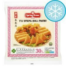Spring Roll Pastry FROZEN Approx 10" Square 30 Sheets